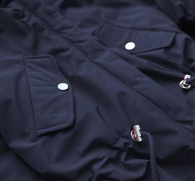 DWUSTRONNA KURTKA DAMSKA GRANAT-ECRU (M-116)