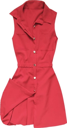 SUKIENKA Z KIESZENIAMI KORALOWA (ART48)