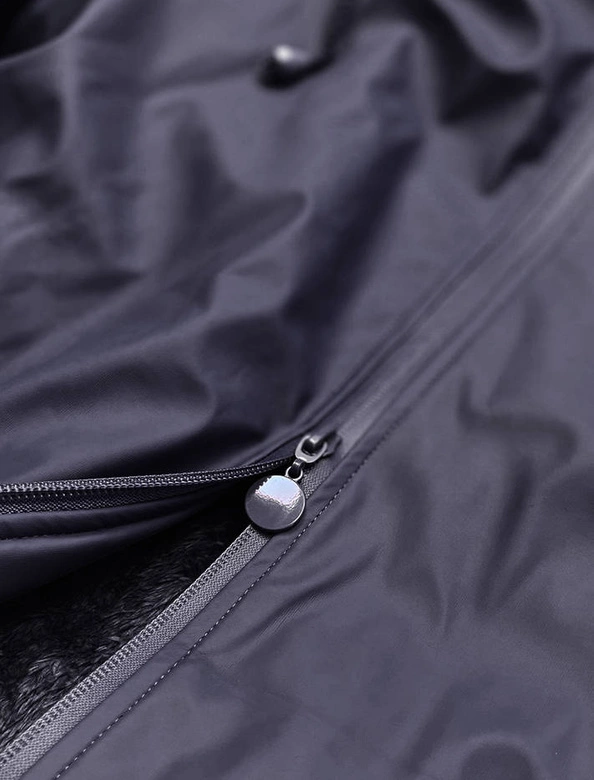 WODOODPORNA KURTKA DAMSKA TYPU SZTORMIAK GRANATOWA (H1000-02)