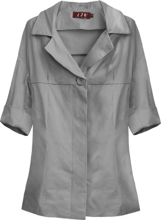 ŻAKIET Z RĘKAWEM 3/4 SZARY (319/1ART)