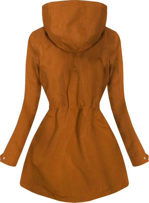 KURTKA TYPU PARKA KARMELOWA (XW02X)