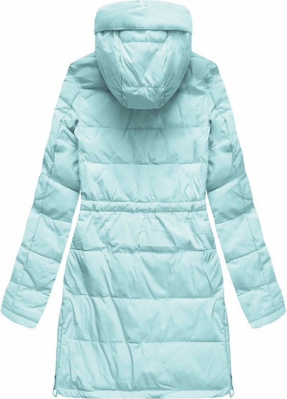 PIKOWANA KURTKA Z NASZYWKAMI MIĘTOWA (08)