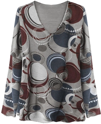 CIENKA BAWEŁNIANA BLUZKA SZARA (250ART)