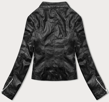 Ramoneska damska ze stójką czarna (11Z8052)