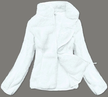 PLUSZOWA DAMSKA BLUZA BIAŁA (HH006-45)