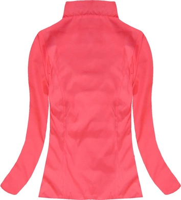 DWUSTRONNA KURTKA W GROSZKI GRANATOWA (4473)