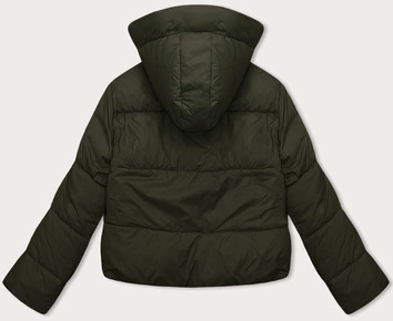 Krótka zimowa kurtka damska puchowa J Style army (16M9188-136)