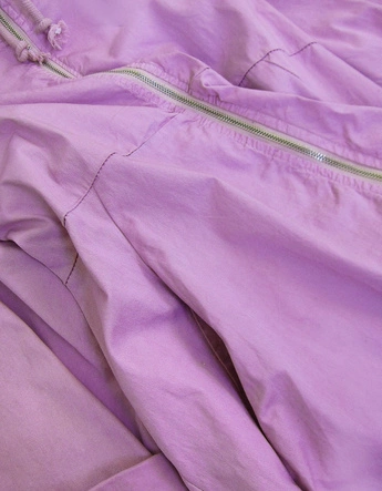 LETNIA KURTKA DAMSKA Z KAPTUREM LILAC (611ART)