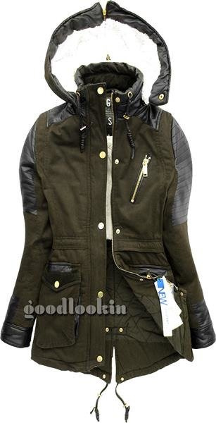 PARKA ZIMOWA GO-START ARMY (AH-CK668)