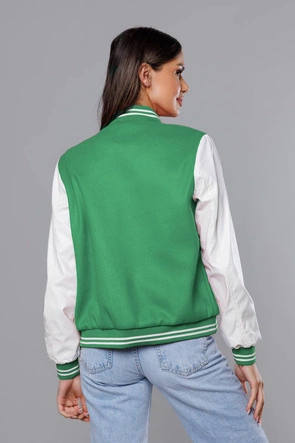 Kurtka damska bomber zielona (16M9067-236)