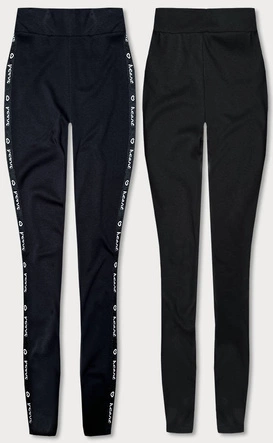 SPORTOWE LEGGINSY CZARNE (TS215-1)