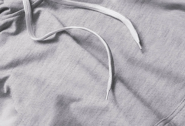 Cienka damska bluza kangurka szara (W06-2)