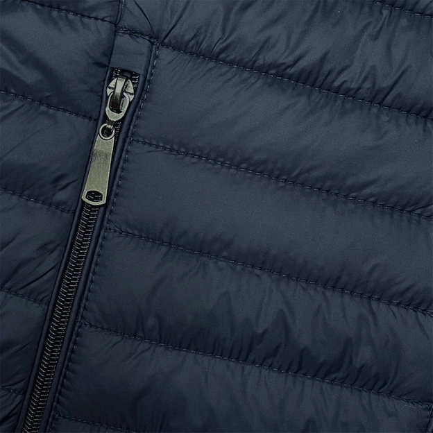 Cienka kamizelka damska ze stójką granatowa (16M9072-215)