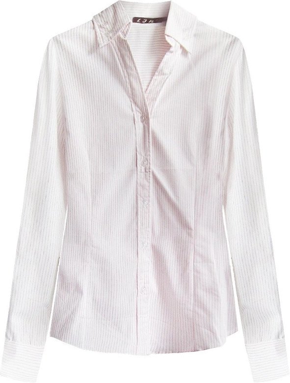 KLASYCZNA KOSZULA BIAŁO-CZERWONA (X1135X)