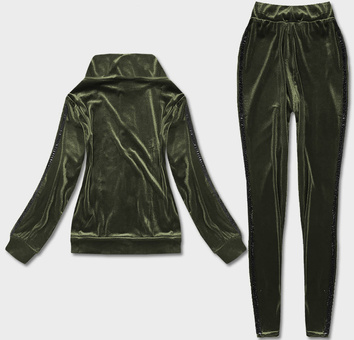 Komplet bluza + legginsy zielony (YP-9968)