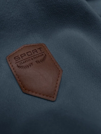 Damska bluza z kapturem szaroniebieska (2301)