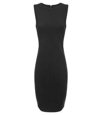 CZARNA SUKIENKA Z ZAMKIEM NA PLECACH (GOOD19)