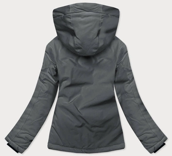 Damska kurtka zimowa narciarska ciemny szary (hh012-2)