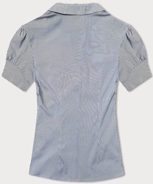 Bluzka z kołnierzykiem biała (SST2030D)