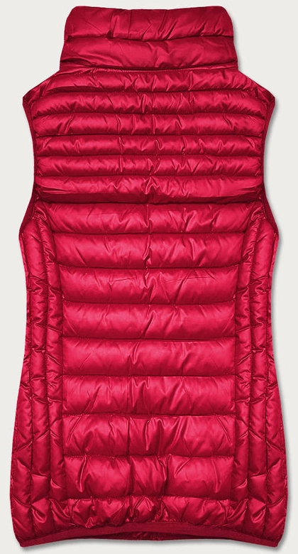 Damska kamizelka ze stójką czerwona (b2723-4)