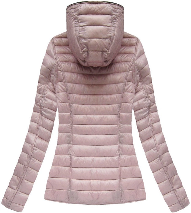 DWUSTRONNA KURTKA Z KAPTUREM ANTYCZNY RÓŻ (JQM713)