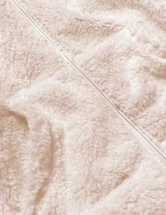 PLUSZOWA BLUZA DAMSKA JASNO RÓŻOWA (HH007)