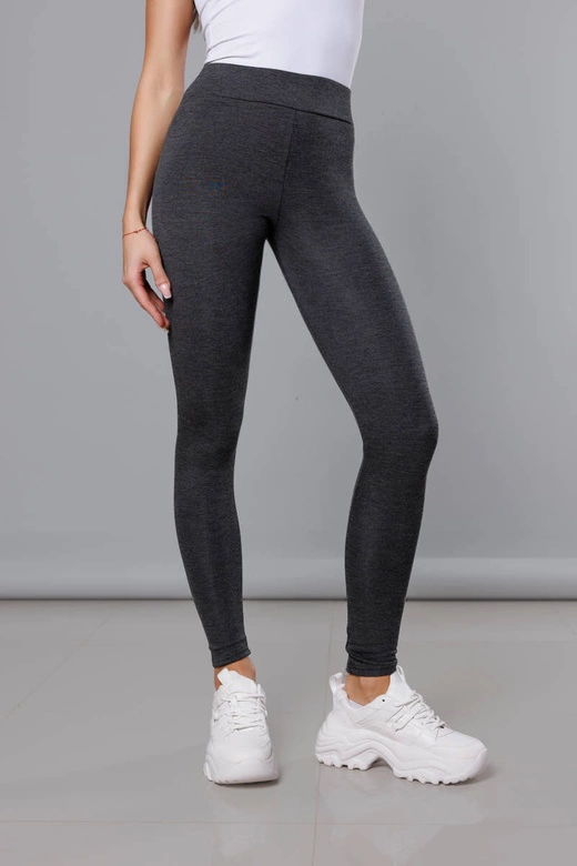 Sportowe legginsy ciemny szary (YW001)