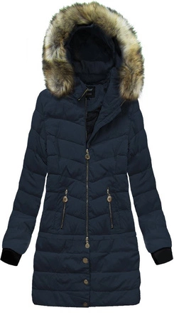 KURTKA ZIMOWA Z KAPTUREM GRANATOWA (1945)