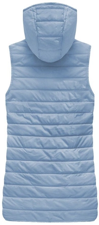 DŁUGA PIKOWANA KAMIZELKA NIEBIESKA (16769)