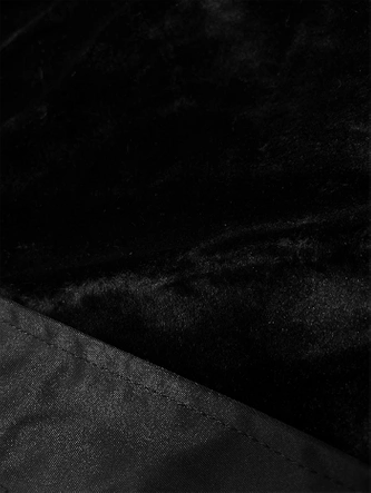 Parka damska zimowa z futerkiem S'West czarny-biały (R558-1026)