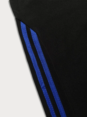 LEGGINSY DAMSKIE Z LAMPASAMI CZARNO-NIEBIESKIE (TS202-37)