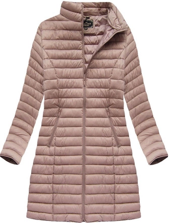 PIKOWANA KURTKA Z KAPTUREM ANTYCZNY RÓŻ (7472-PLUS)