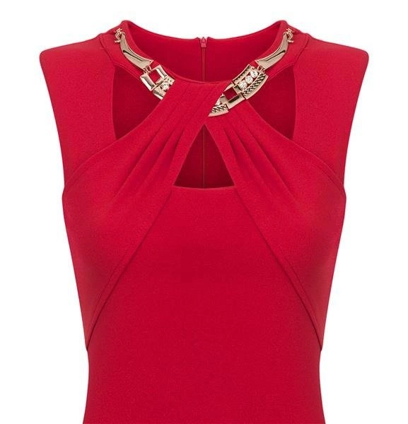 SUKIENKA Z NASZYJNIKIEM CZERWONA (VENETO)