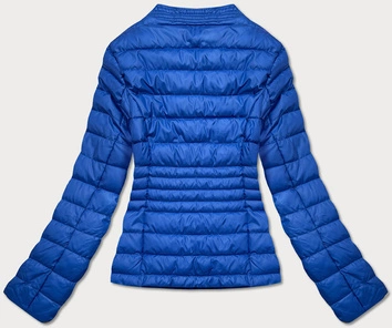 PIKOWANA KURTKA DAMSKA ZE STÓJKĄ NIEBIESKA (BH-2002)