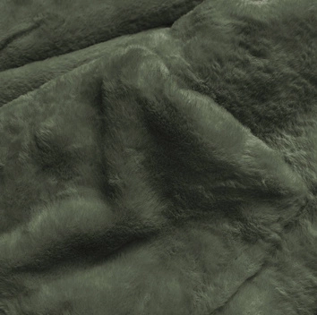 Ciepła kurtka zimowa damska dwustronna khaki (w610big)