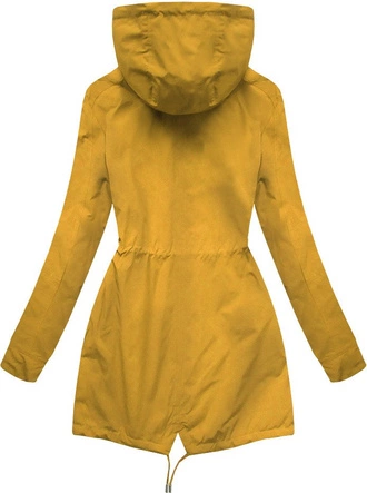 DWUSTRONNA PARKA Z KAPTUREM ŻÓŁTO-GRANATOWA (W306)