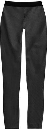 BŁYSZCZĄCE LEGGINSY W GEOMETRYCZNY WZÓR CZARNE (316ART)