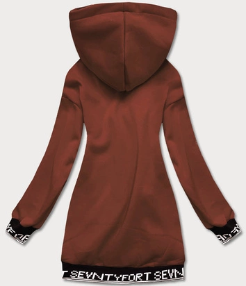 Sportowa bluza damska brązowa (amg-36)