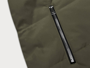 DWUSTRONNY BEZRĘKAWNIK DAMSKI KHAKI (R8006)