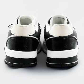 Damskie adidasy dwukolorowe czarno-białe (ad-585)