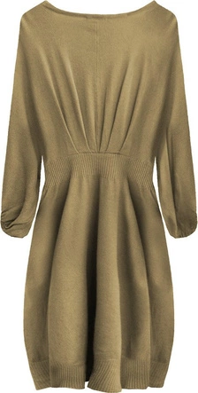 SWETER Z OZDOBNYMI KAMIENIAMI KARMELOWY (1543)