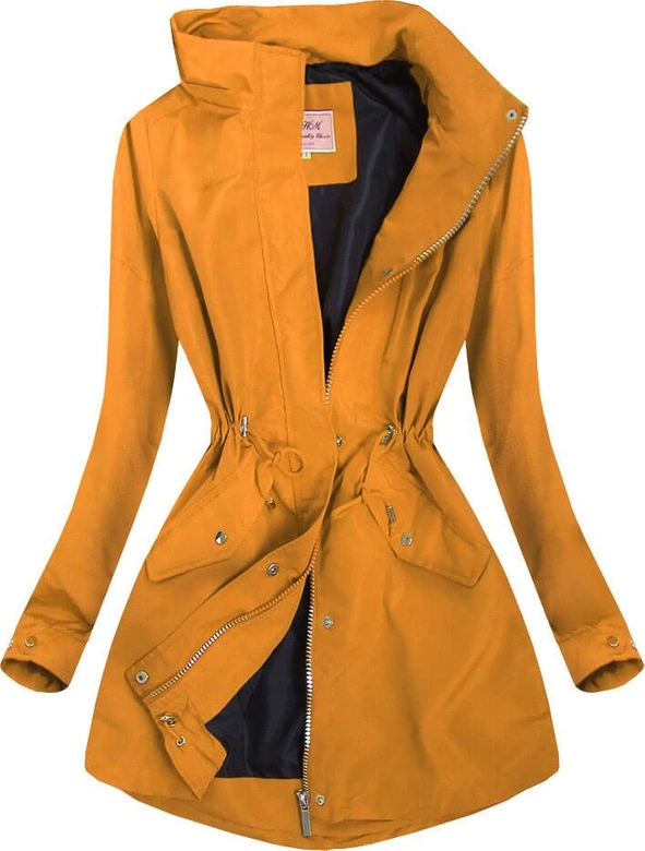 Kurtka typu parka żółta (XW02X)