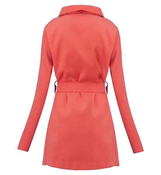 NARZUTKA Z PASKIEM WATERFALL KORALOWA (NA125)