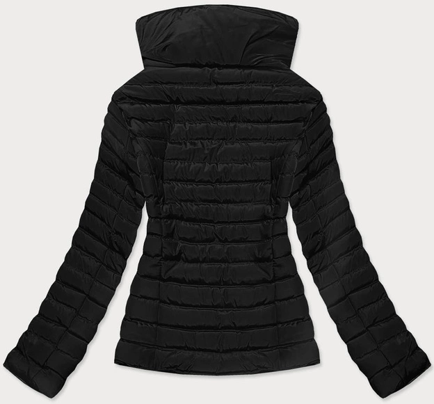 PRZEJŚCIOWA PIKOWANA KURTKA DAMSKA CZARNA (23063-1)