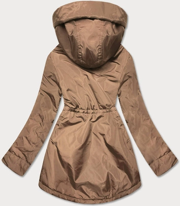 Damska kurtka przejściowa camel-beż (b8037-12046)