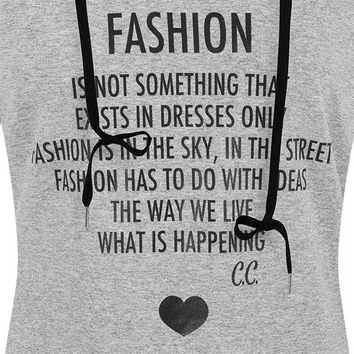 TUNIKA Z KAPTUREM SZARA CIEMNA (1591)