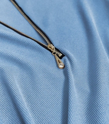 TUNIKA Z SUWAKIEM NIEBIESKA (674ART)