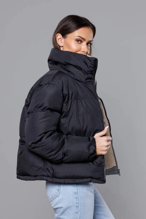 Przejściowa kurtka puffer czarna (5M3115-392)