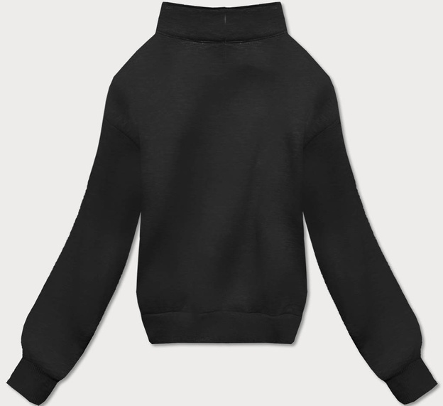 Dres damski bluza ze stójką + spodnie czarny (8c70-3)