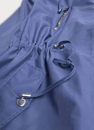 KURTKA DAMSKA KRATKA BURBERRY NIEBIESKA (MM88)